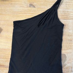 REFORMATION one shoulder cut out tank